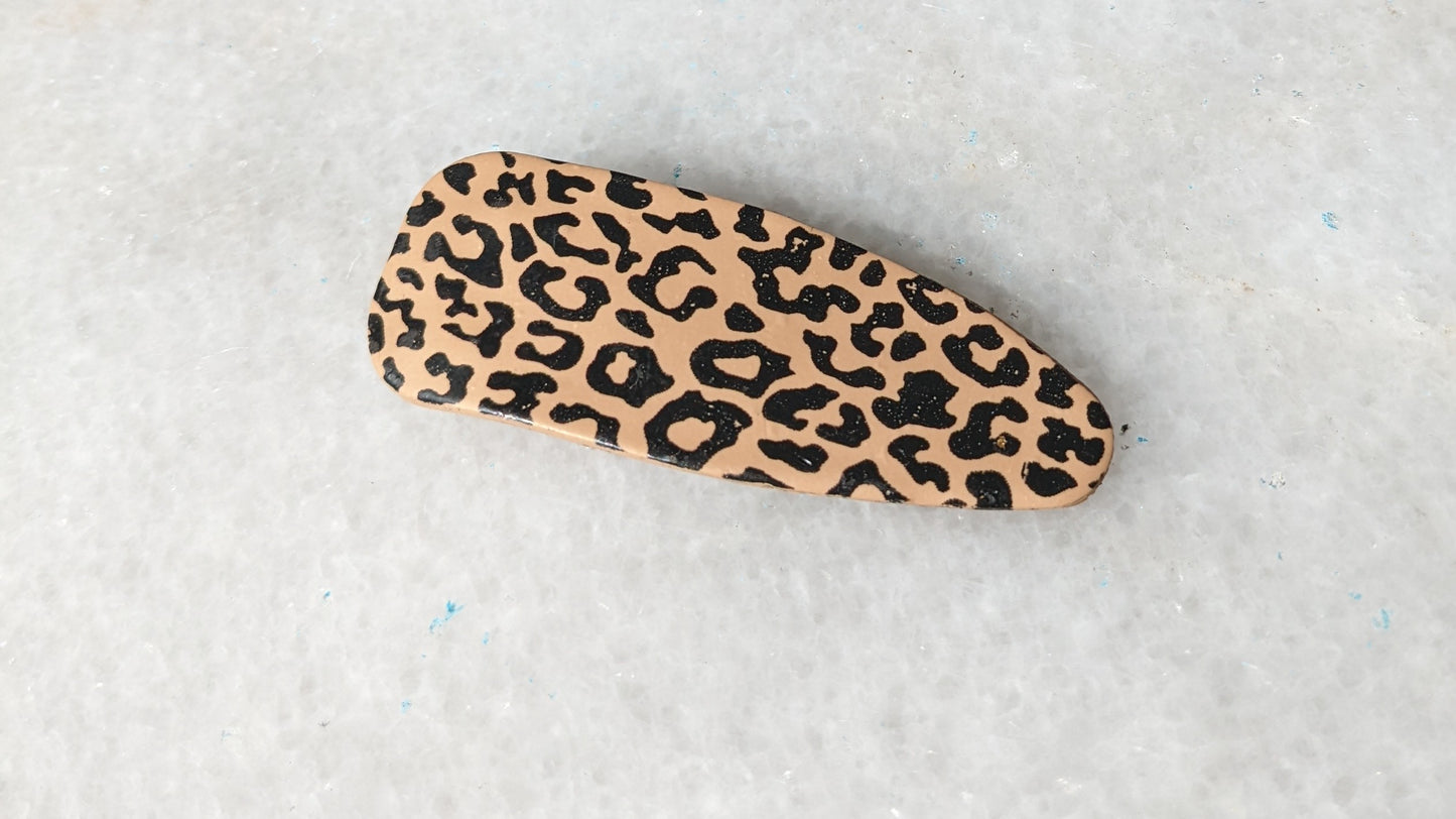 Cheetah hair clip
